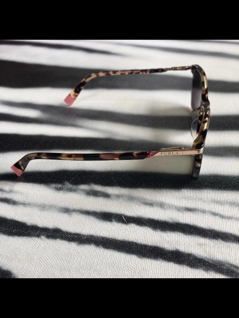 Furla Eyeglasses Frames Only Tortoise VFU434K Col.0909 53-15-135 Plastic
